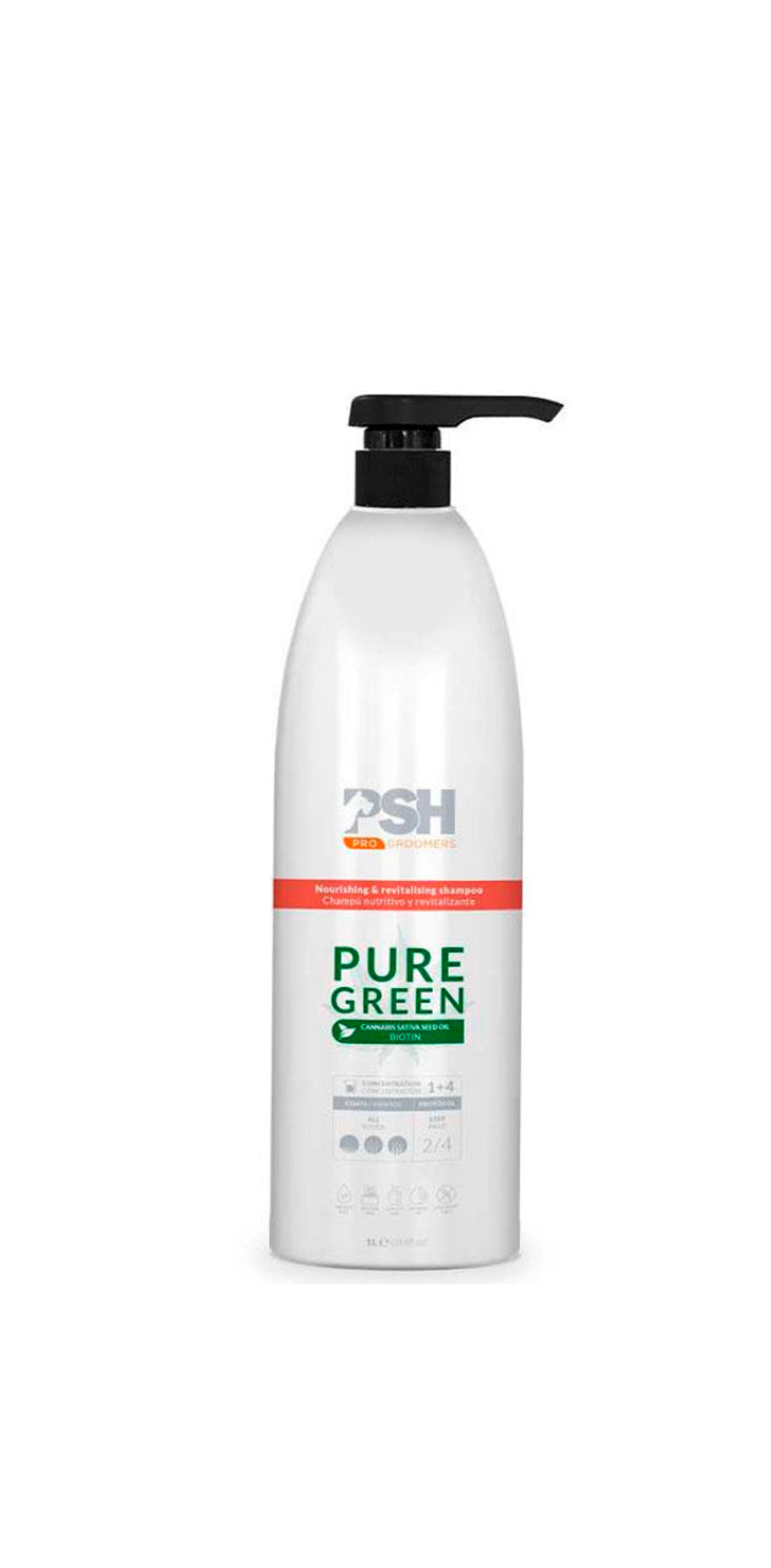 Pure green shampoo