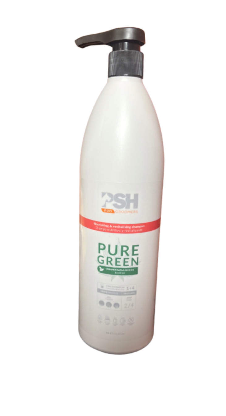 Pure green shampoo