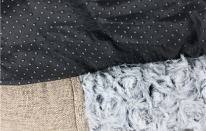 UNIQ PETS DOG BED DAILYNAP GLAMOUR PLUSH rectangular ultra soft