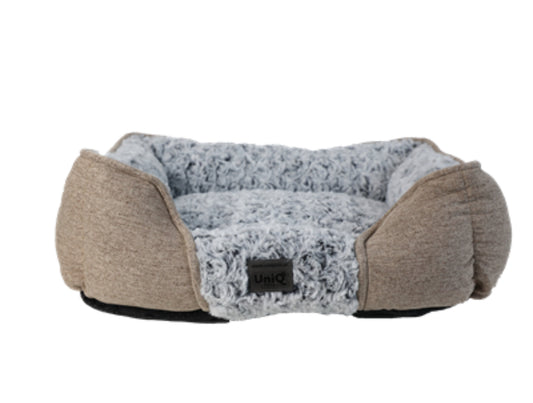 UNIQ PETS DOG BED DAILYNAP GLAMOUR PLUSH rectangular ultra soft
