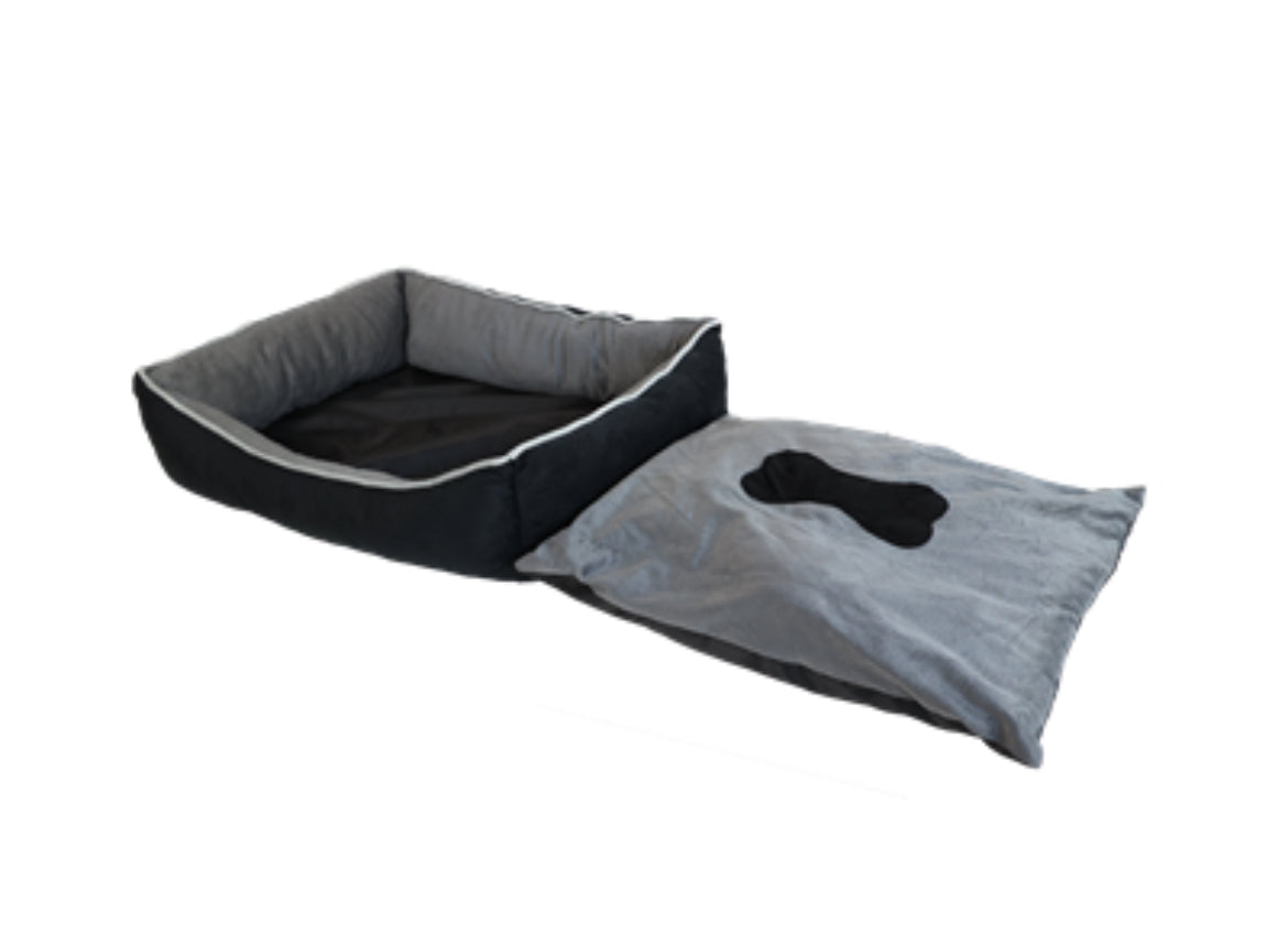UNIQ PETS PET BED DAILYNAP COUCH rectangular ultrasoft grey