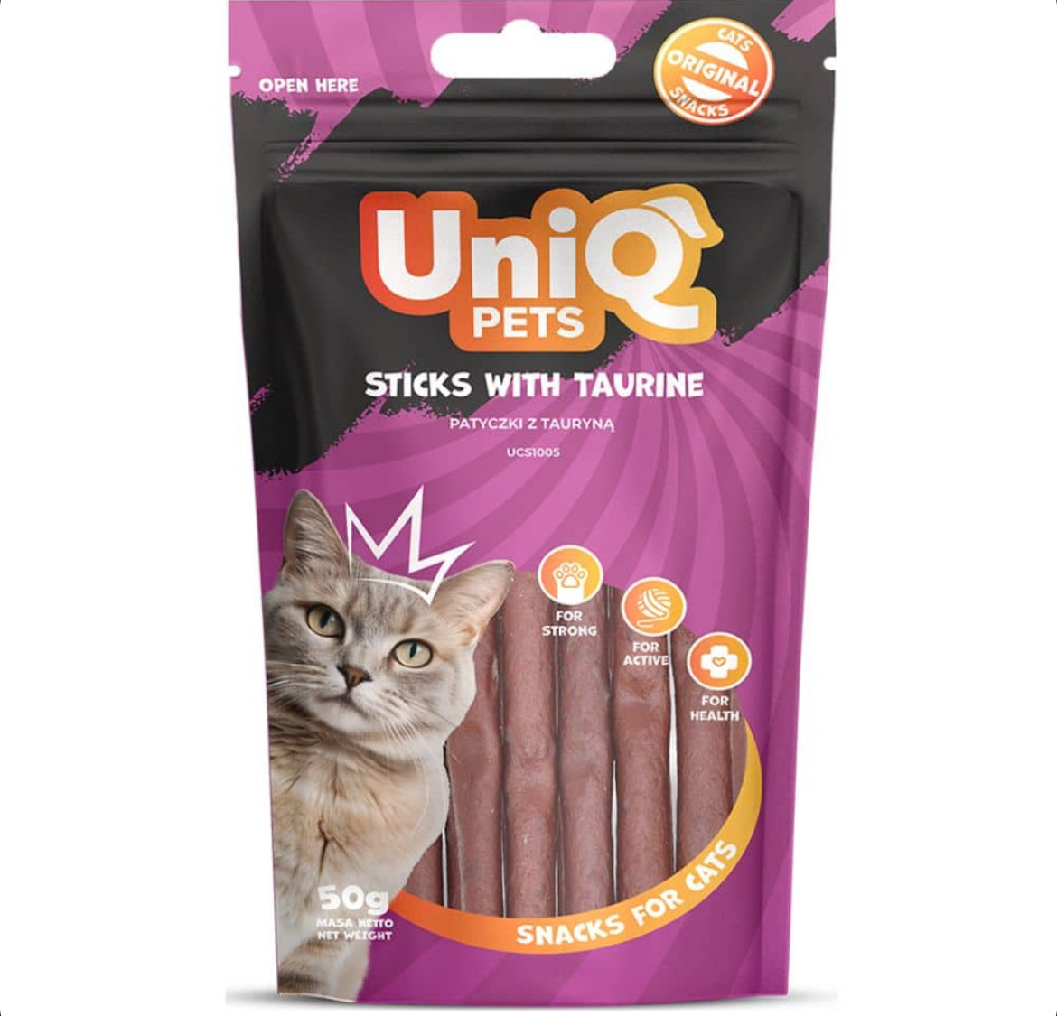 Skanėstas katėms su taurinu