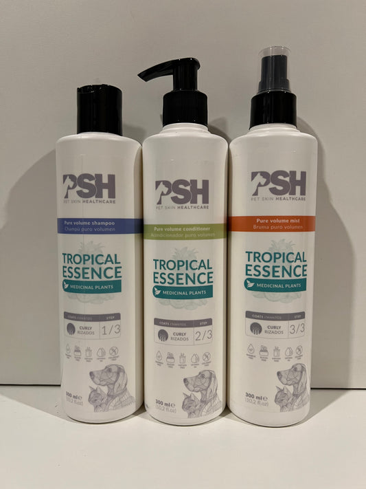 Rinkinys TROPICAL ESSENCE - šampūnas, kondicionierius, losjonas