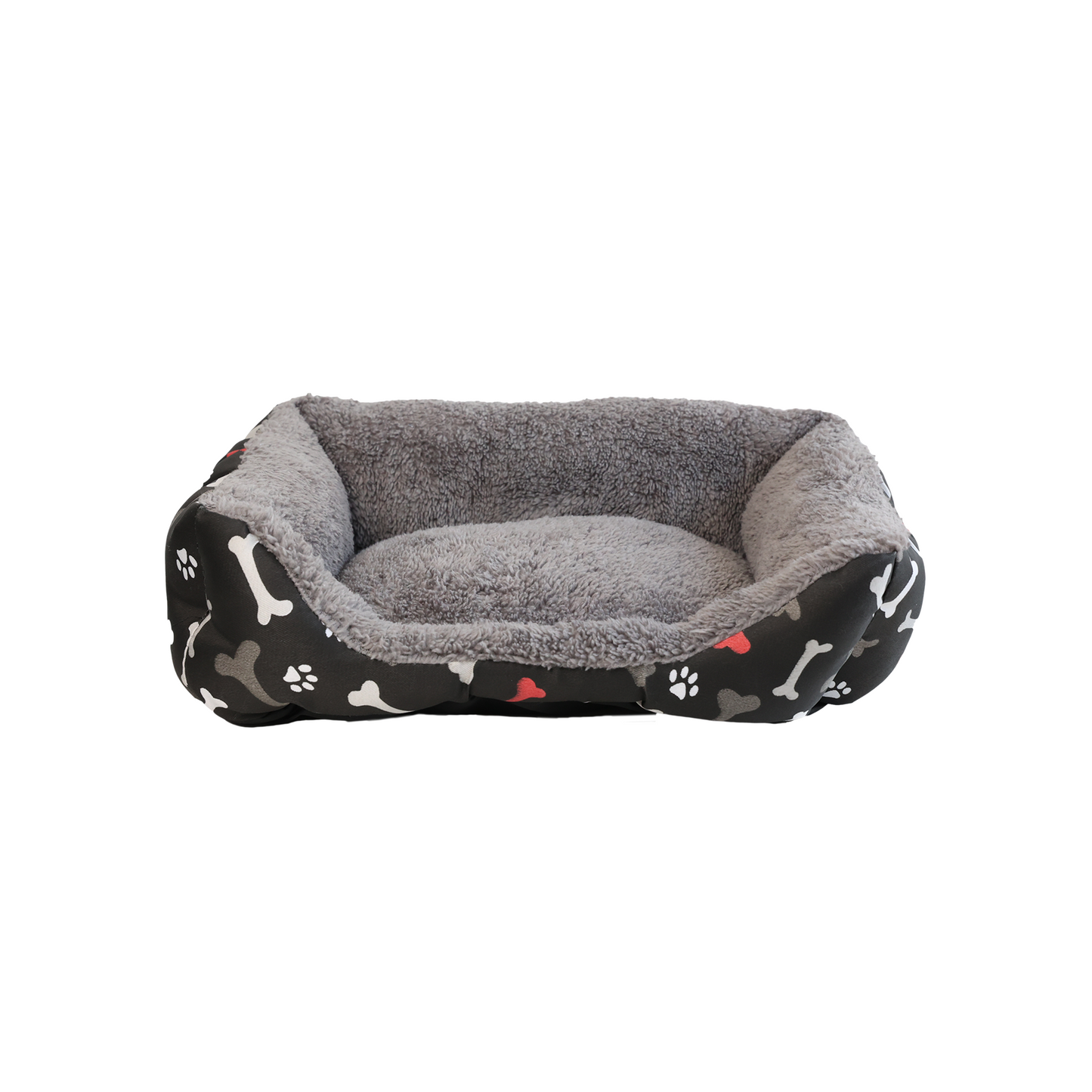 SNAPPY Rectangular pet bed BOX black S